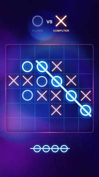 Tic Tac Toe 2 Player: XO Game (Тик Так Тоу 2 игрока) МОД/Взлом [Все открыто, Дополнительные деньги и Меню MOD] Screenshot 5