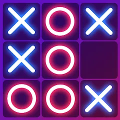Скачать Tic Tac Toe 2 Player: XO Game Взлом (Все разблокировано) на Андроид