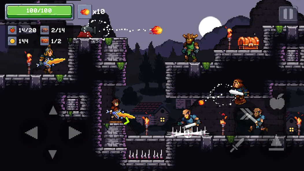 Apple Knight 2: Action Game (Эппл Найт) МОД/Взлом [Бесконечные деньги, Монеты и Мега MOD] Screenshot 3