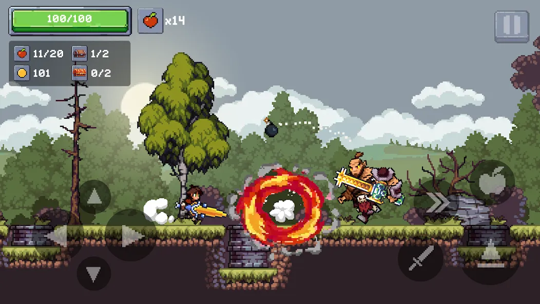 Apple Knight 2: Action Game (Эппл Найт) МОД/Взлом [Бесконечные деньги, Монеты и Мега MOD] Screenshot 5