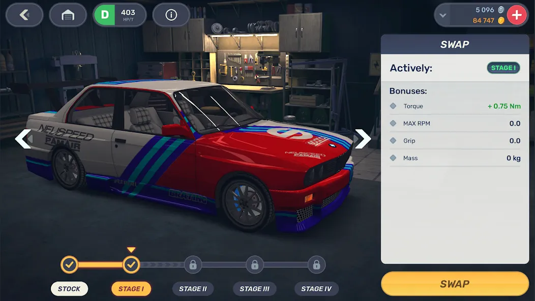 Drag Racing 3D: Streets 2 (Драг Рейсинг 3Д) МОД/Взлом [Все открыто, Дополнительные деньги и Меню MOD] Screenshot 4