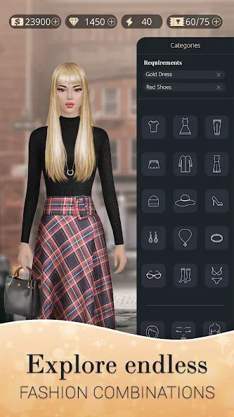 Fashion Nation: Style & Fame (Фэшн Нэйшн) МОД/Взлом [Меню, Бесконечные монеты и Открытые уровни] Screenshot 5
