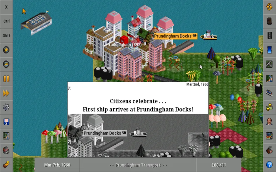 OpenTTD (Открой ТТД) МОД/Взлом [Деньги, Монеты и Меню MOD] Screenshot 4
