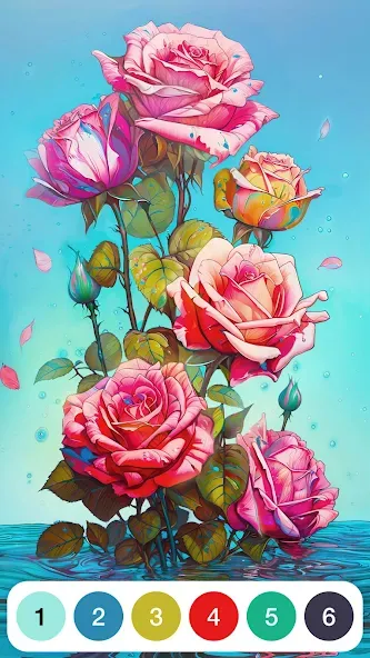 Paint by Number: Coloring Game МОД/Взлом [Все открыто, Дополнительные деньги и Меню MOD] Screenshot 1