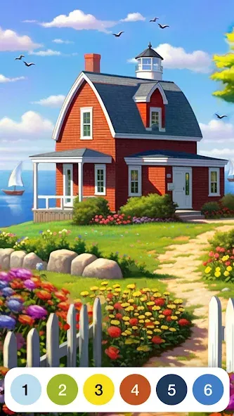 Paint by Number: Coloring Game МОД/Взлом [Все открыто, Дополнительные деньги и Меню MOD] Screenshot 4