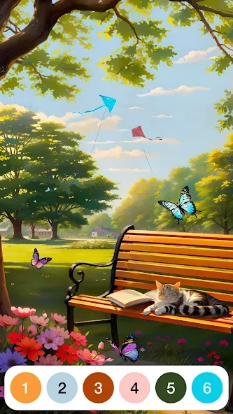Paint by Number: Coloring Game МОД/Взлом [Все открыто, Дополнительные деньги и Меню MOD] Screenshot 5
