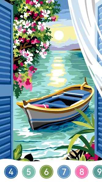 Tap Color by Number - Coloring МОД/Взлом [Много денег, Монет и Все открыто] Screenshot 2