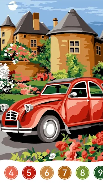 Tap Color by Number - Coloring МОД/Взлом [Много денег, Монет и Все открыто] Screenshot 4
