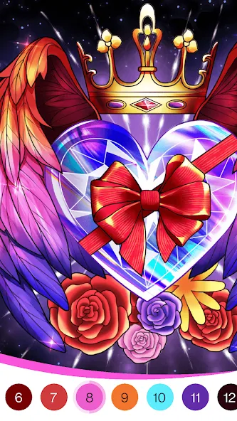Coloring Book -Paint by Number (Малер Плюс) МОД/Взлом [Бесконечные деньги, Монеты и Мега MOD] Screenshot 3