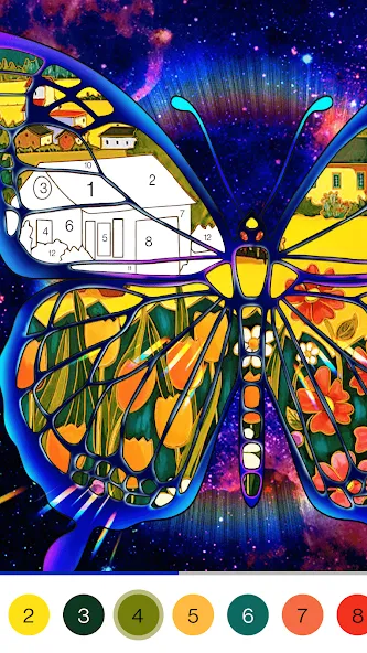 Coloring Book -Paint by Number (Малер Плюс) МОД/Взлом [Бесконечные деньги, Монеты и Мега MOD] Screenshot 4