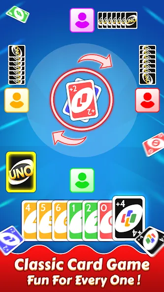 Uno - Party Card Game (Уно) МОД/Взлом [Много денег, Монет и Все открыто] Screenshot 2