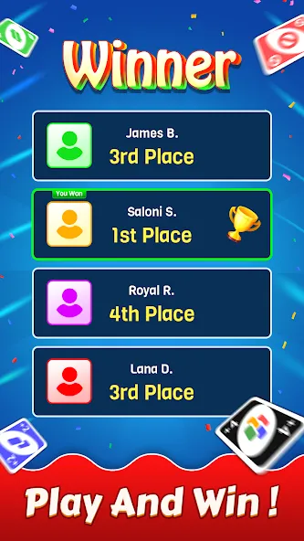 Uno - Party Card Game (Уно) МОД/Взлом [Много денег, Монет и Все открыто] Screenshot 3