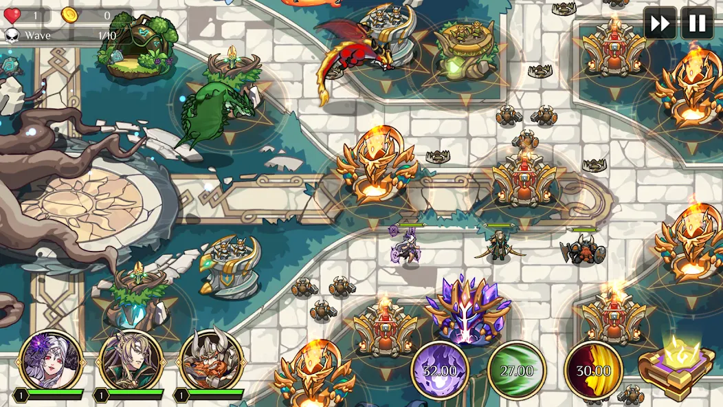 Kingdom War: Tower Defense TD (ТД Рояль) МОД/Взлом [Бесконечные деньги, Монеты и Мега MOD] Screenshot 3