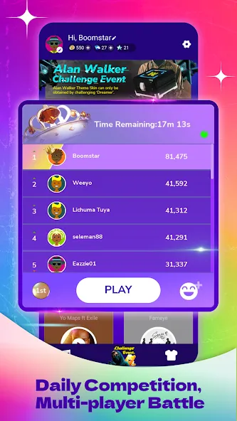 Boomstar - Piano Music Master (Бумстар) МОД/Взлом [Деньги, Монеты и Меню MOD] Screenshot 5