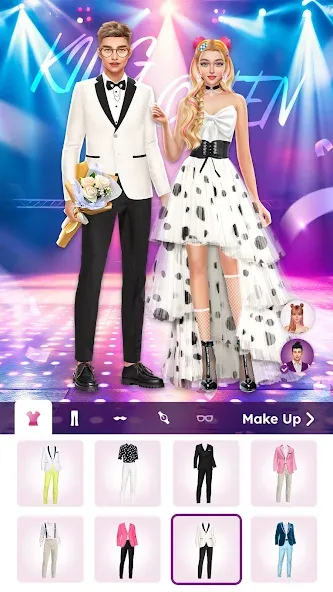 College Dress Up for Girls (Капель Макеовер) МОД/Взлом [Деньги, Монеты и Меню MOD] Screenshot 3