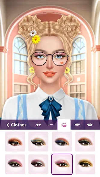 College Dress Up for Girls (Капель Макеовер) МОД/Взлом [Деньги, Монеты и Меню MOD] Screenshot 4