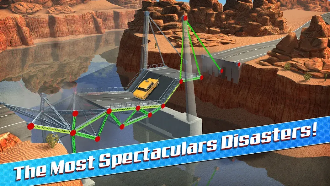 Bridge Construction Simulator (Бридж Конструкшн Симулятор) МОД/Взлом [Меню, Бесконечные монеты и Открытые уровни] Screenshot 3