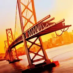 Скачать Bridge Construction Simulator Взлом (Много денег) на Андроид бесплатно
