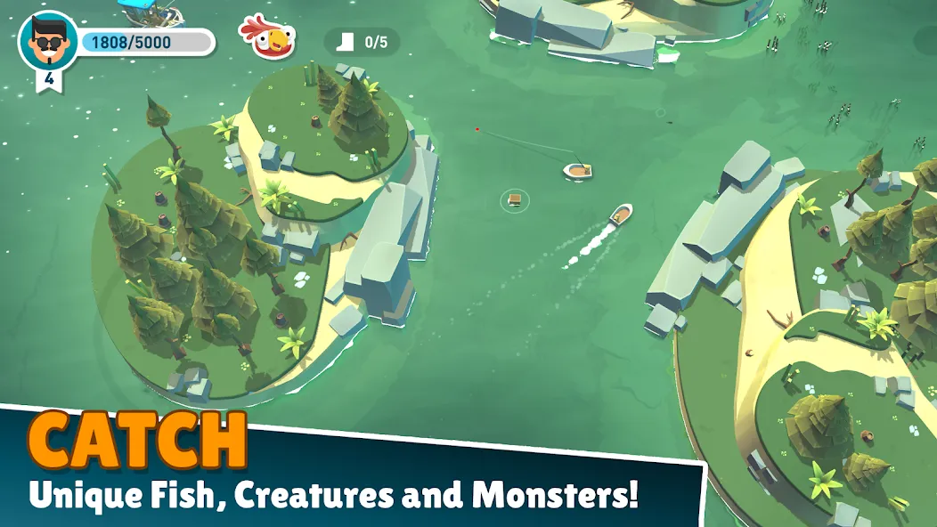 Creatures of the Deep: Fishing (Кричерс оф зе Дип) МОД/Взлом [Деньги, Монеты и Меню MOD] Screenshot 2