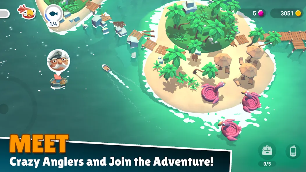 Creatures of the Deep: Fishing (Кричерс оф зе Дип) МОД/Взлом [Деньги, Монеты и Меню MOD] Screenshot 4