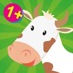 Скачать Farm animals game for babies Взлом (Все животные открыты и без рекламы) на Андроид