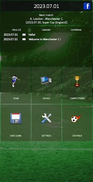 True Football 3 (Тру Футбол 3) МОД/Взлом [Все открыто, Дополнительные деньги и Меню MOD] Screenshot 2