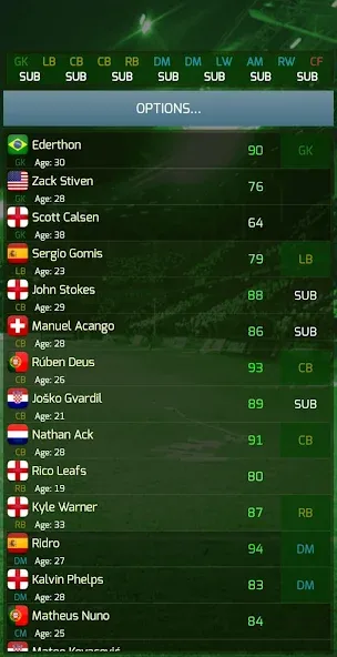 True Football 3 (Тру Футбол 3) МОД/Взлом [Все открыто, Дополнительные деньги и Меню MOD] Screenshot 3