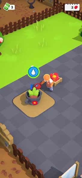 Flower factory tycoon (Флауэр фактори тайкун) МОД/Взлом [Меню, Бесконечные монеты и Открытые уровни] Screenshot 3