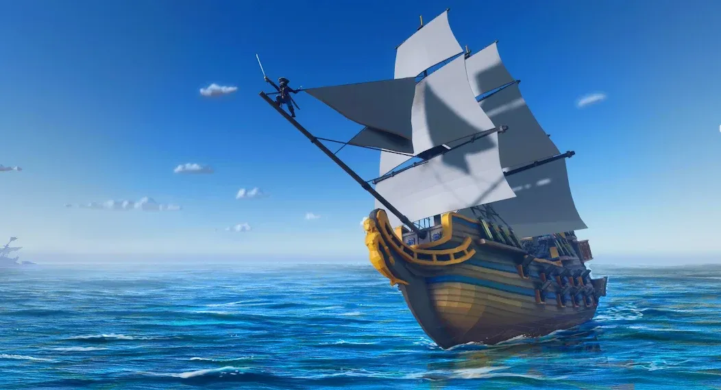 Pirate Polygon Caribbean Sea (Пиратская Полигон Карибское море) МОД/Взлом [Много денег, Монет и Все открыто] Screenshot 1