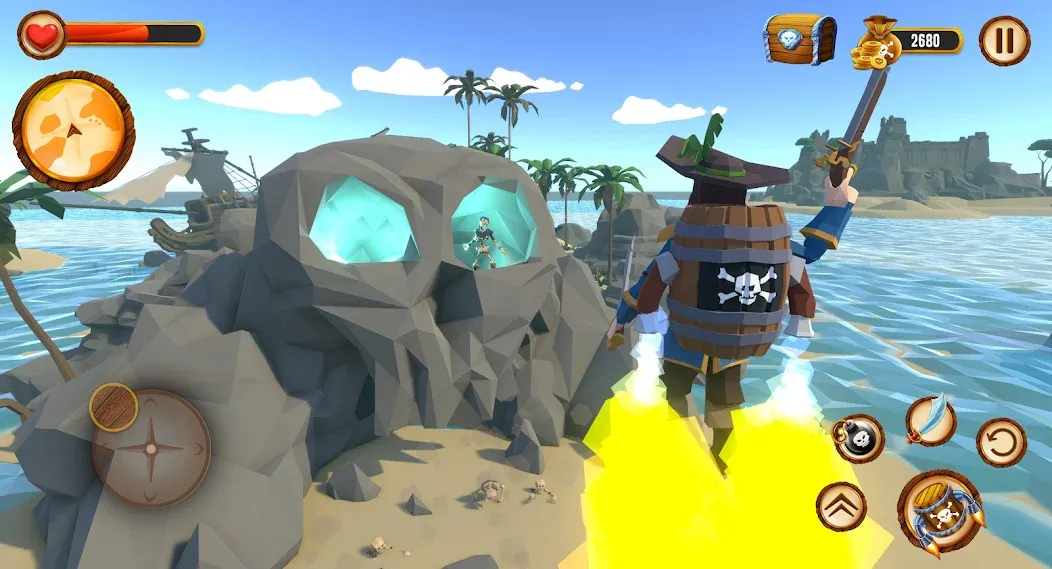Pirate Polygon Caribbean Sea (Пиратская Полигон Карибское море) МОД/Взлом [Много денег, Монет и Все открыто] Screenshot 4