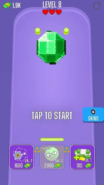 Saw Brick Crusher – Pong 3D (Со Брик Крашер) МОД/Взлом [Бесконечные деньги, Монеты и Мега MOD] Screenshot 2