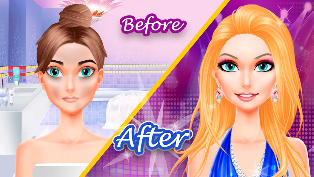 Makeup games makeover dress up МОД/Взлом [Много монет, Открытые уровни и Мега MOD] Screenshot 1
