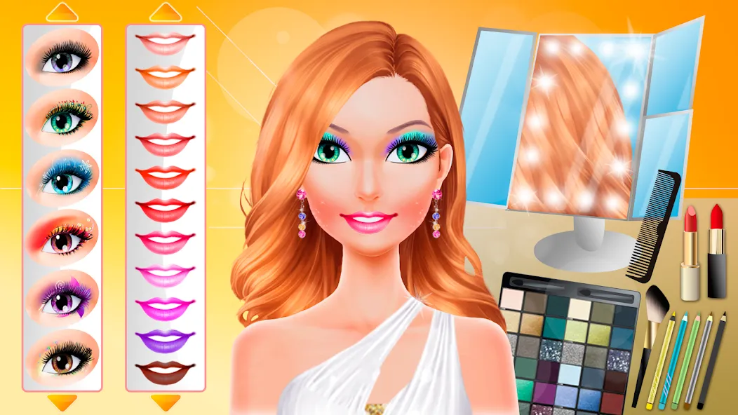 Makeup games makeover dress up МОД/Взлом [Много монет, Открытые уровни и Мега MOD] Screenshot 3