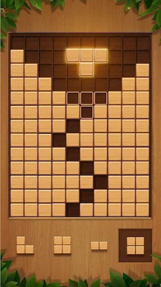 QBlock: Wood Block Puzzle Game (Вуд Блок Пазл) МОД/Взлом [Много монет, Открытые уровни и Мега MOD] Screenshot 1