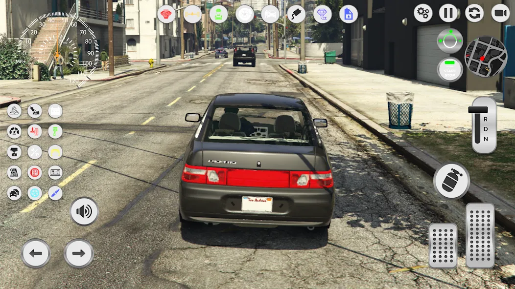 Lada 2110: Urban Simulator МОД/Взлом [Много монет, Открытые уровни и Мега MOD] Screenshot 4