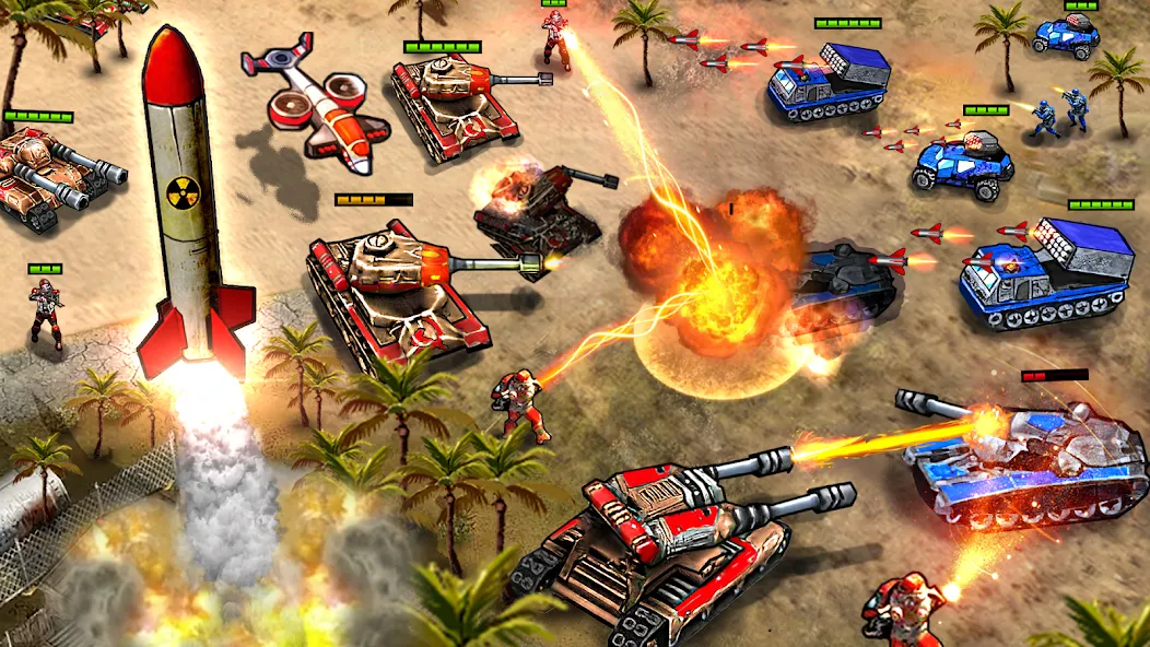 Command Generals RTS МОД/Взлом [Много денег, Монет и Все открыто] Screenshot 2