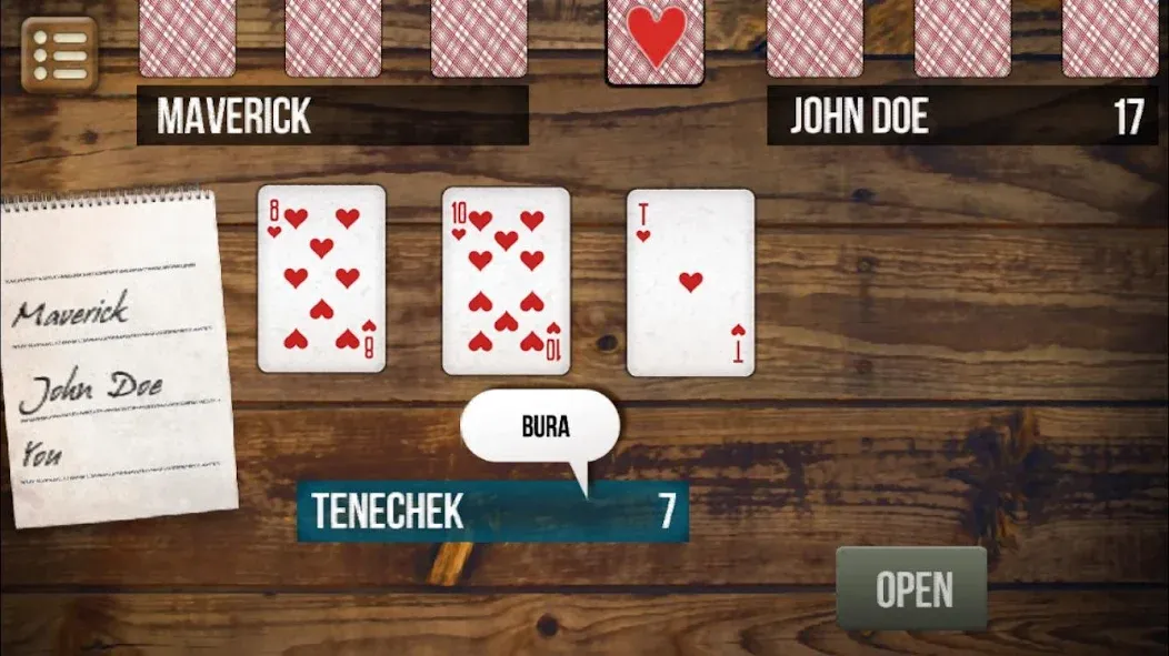 Burkozel (Bura) the card game МОД/Взлом [Деньги, Монеты и Меню MOD] Screenshot 3