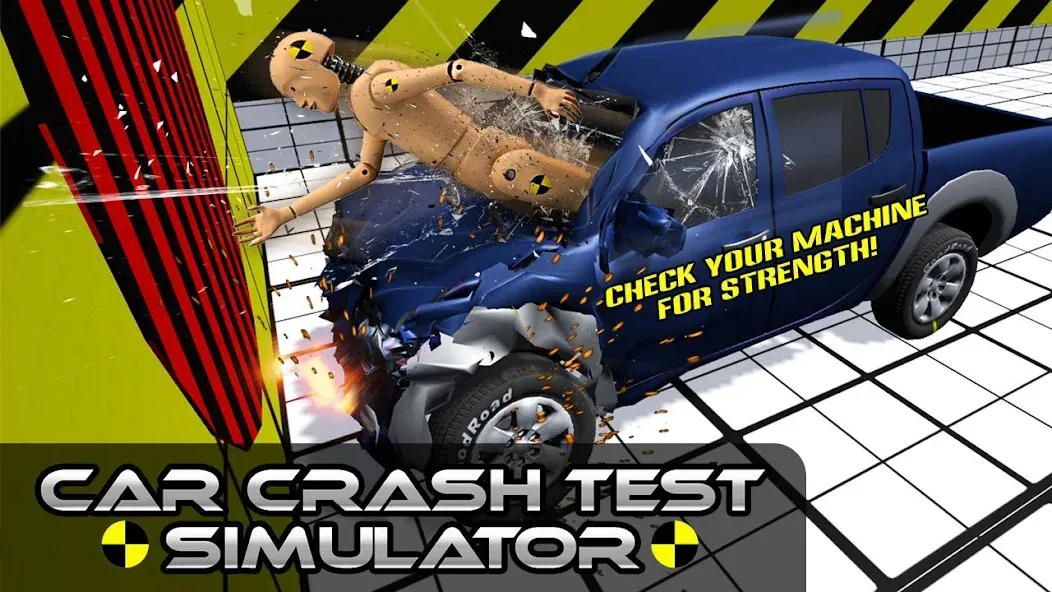 Car Crash Test Simulator МОД/Взлом [Много монет, Открытые уровни и Мега MOD] Screenshot 3