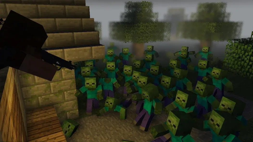 Zombie Apocalypse map for MCPE МОД/Взлом [Бесконечные деньги, Монеты и Мега MOD] Screenshot 2