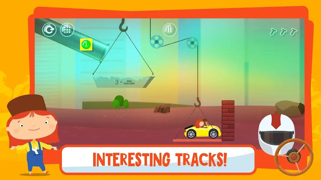 McWheelie logic games for kids МОД/Взлом [Деньги, Монеты и Меню MOD] Screenshot 2