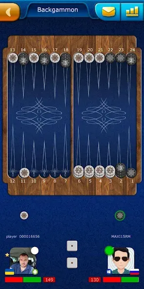 Backgammon LiveGames online МОД/Взлом [Деньги, Монеты и Меню MOD] Screenshot 2