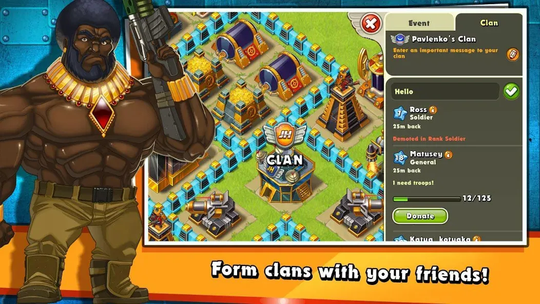 Jungle Heat: War of Clans (Джангл Хит) МОД/Взлом [Много монет, Открытые уровни и Мега MOD] Screenshot 2