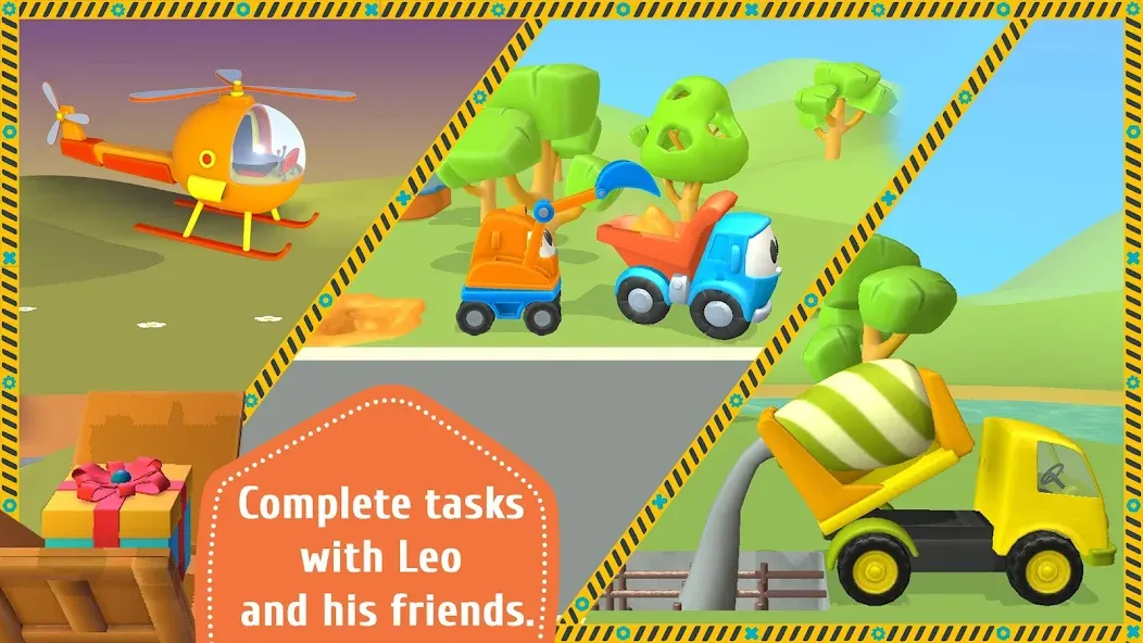 Leo and Сars: games for kids МОД/Взлом [Много денег, Монет и Все открыто] Screenshot 3