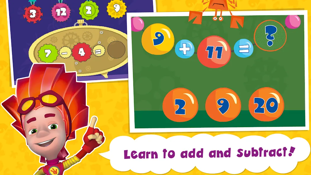 The Fixies Math Learning Games МОД/Взлом [Все открыто, Дополнительные деньги и Меню MOD] Screenshot 2