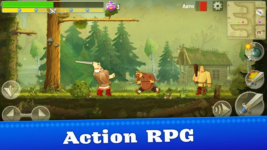 Heroes Adventure: Action RPG МОД/Взлом [Все открыто, Дополнительные деньги и Меню MOD] Screenshot 1
