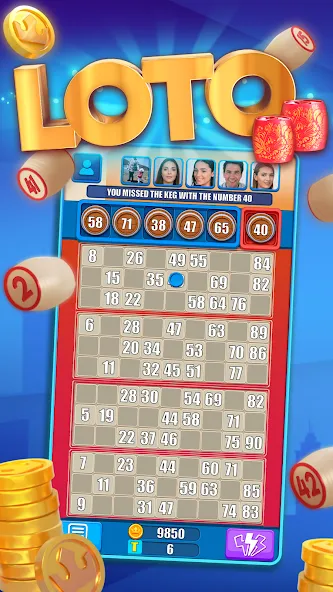 Russian Loto online МОД/Взлом [Много денег, Монет и Все открыто] Screenshot 1