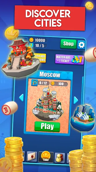 Russian Loto online МОД/Взлом [Много денег, Монет и Все открыто] Screenshot 3