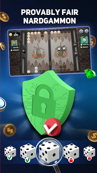 Narde Tournament МОД/Взлом [Много денег, Монет и Все открыто] Screenshot 5