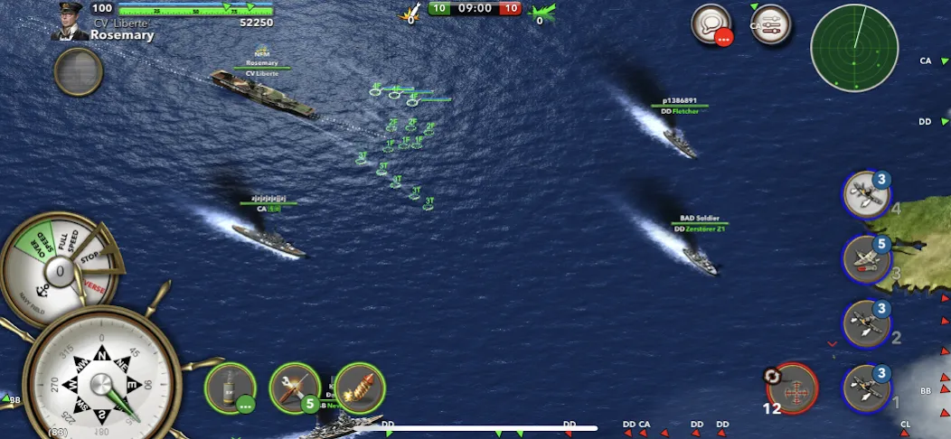 Navy Field: Online Sea Battles (НеиФилд) МОД/Взлом [Деньги, Монеты и Меню MOD] Screenshot 1