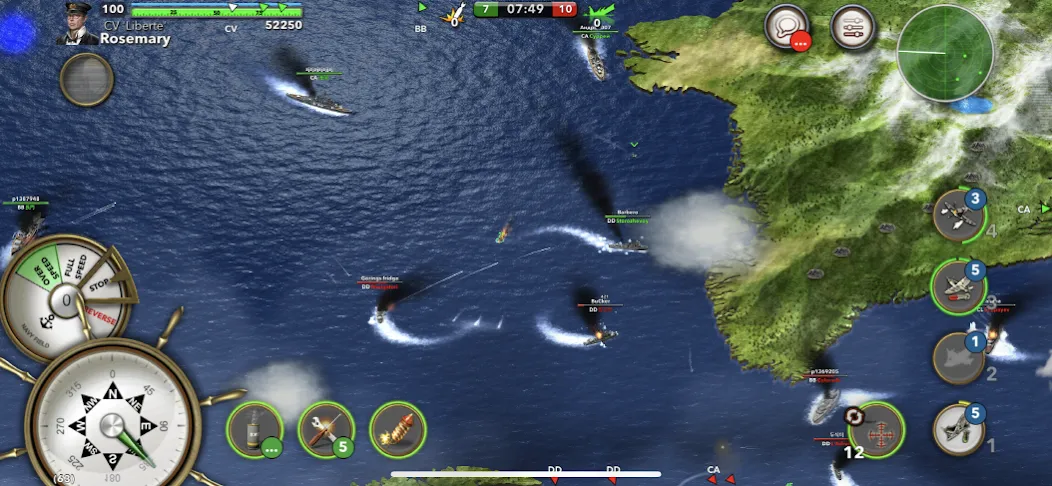 Navy Field: Online Sea Battles (НеиФилд) МОД/Взлом [Деньги, Монеты и Меню MOD] Screenshot 4